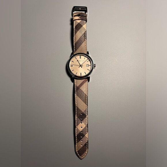 Burberry Bu9029 The City Smoke Check Ladies Watch - Picture 1 of 7